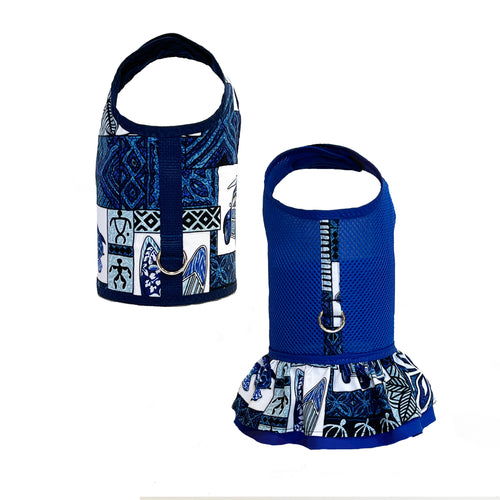 Hawaiian Tiki Dog Vest Harness