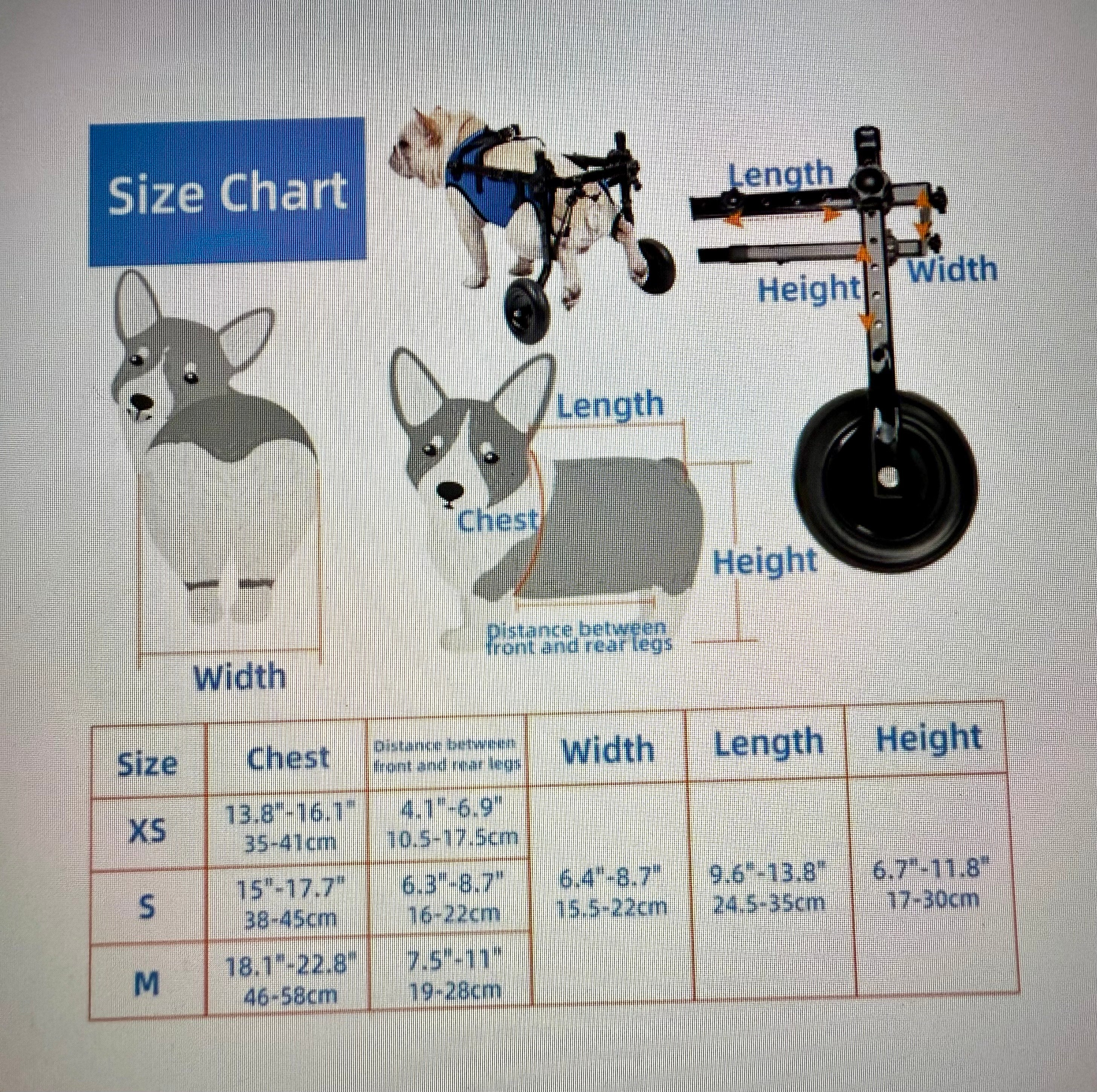 Dog Wheelchair Customizable – SpoiledDogDesigns.com