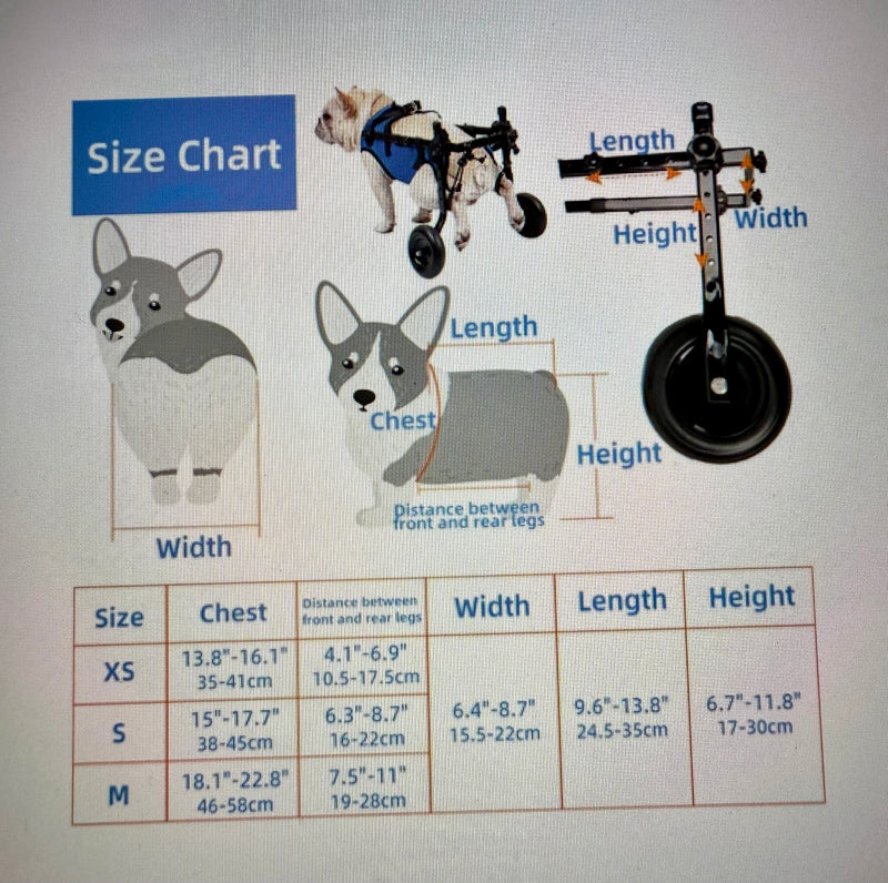 Dog Wheelchair Customizable – SpoiledDogDesigns.com