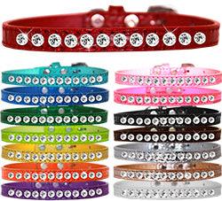 Crystal Pet Collar, 3/8" Wide - SpoiledDogDesigns.com