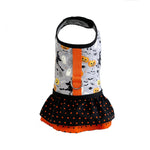 Halloween Witches Ruffled Dog Vest Harness - SpoiledDogDesigns.com