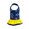 Hanukkah Ruffled Dog Vest Harness - SpoiledDogDesigns.com