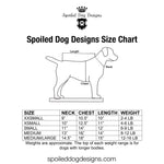 Hanukkah Ruffled Dog Vest Harness - SpoiledDogDesigns.com