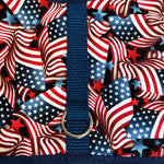 July 4th Patriotic Flag Print Dog Vest Harness - SpoiledDogDesigns.com