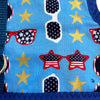 July 4th Patriotic Sunglasses Print Dog Vest Harness - SpoiledDogDesigns.com