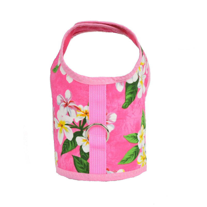 Pink Hawaiian Print Dog Vest Harness - SpoiledDogDesigns.com