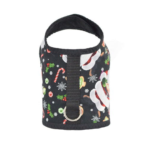 Santa Claus Print Dog Vest Harness - SpoiledDogDesigns.com