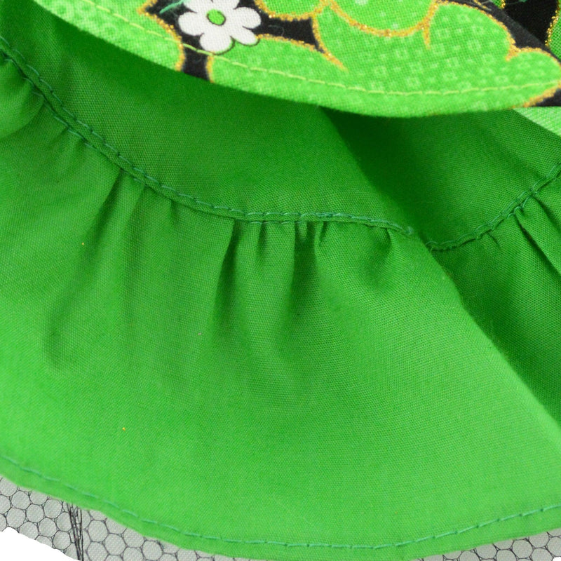 St. Patrick's Day Dog Harness Dress - M/L Last One - SpoiledDogDesigns.com