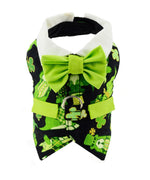 St. Patrick's Day Dog Vest With Built In Harness - 1 Small Left - SpoiledDogDesigns.com