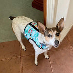 Surf Dog Print Dog Vest Harness - SpoiledDogDesigns.com