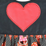 Valentine's Day Heart Harness Dog Dress - SpoiledDogDesigns.com