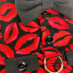Valentine's Day Kisses Boy's Vest Harness - SpoiledDogDesigns.com