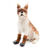 Waterproof Rubber Bottom Brown & Black Leopard Dog Pet Socks - SpoiledDogDesigns.com