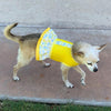 Yellow Air Mesh Ruffled Dog Vest Harness - SpoiledDogDesigns.com